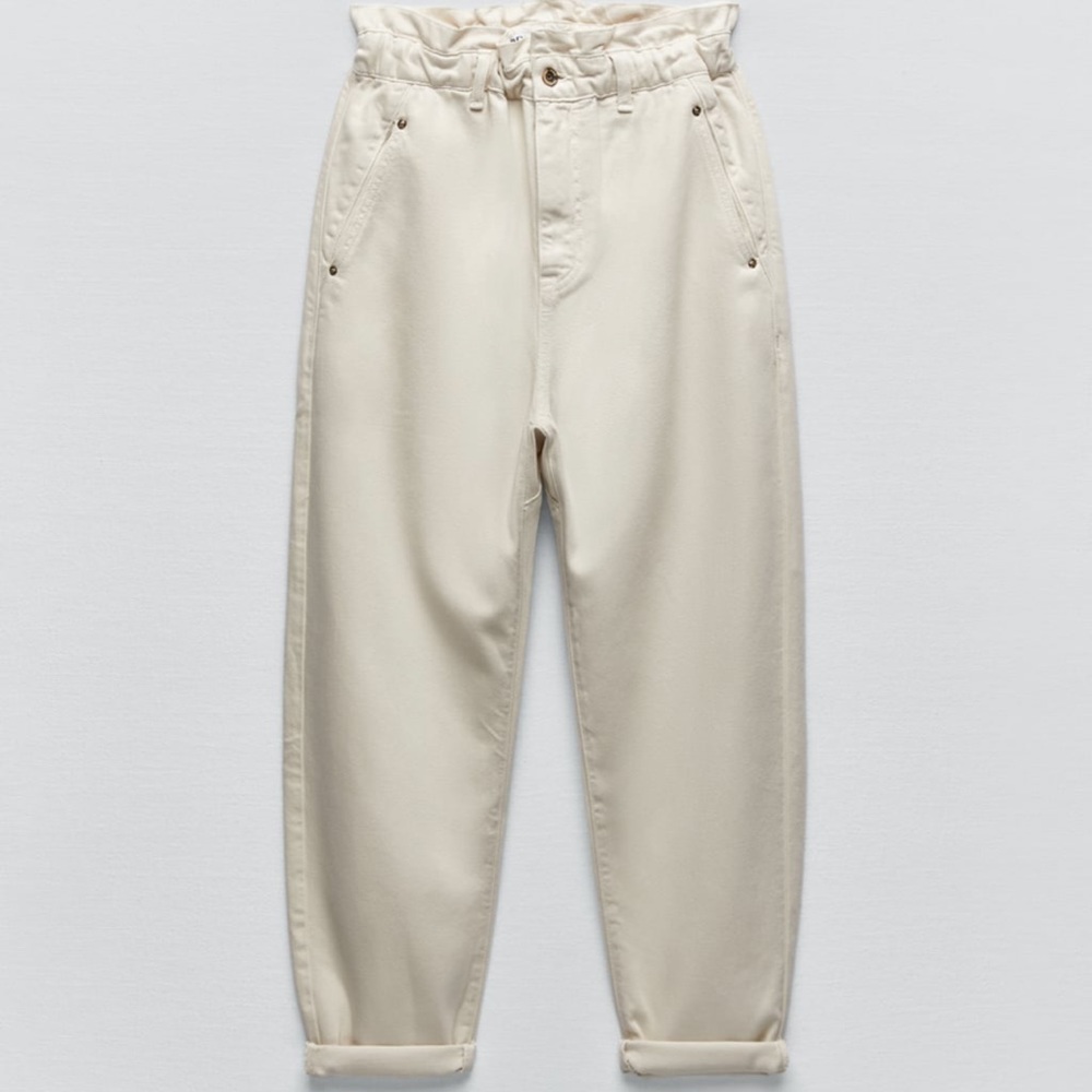 Zara Paperbag waist pants
